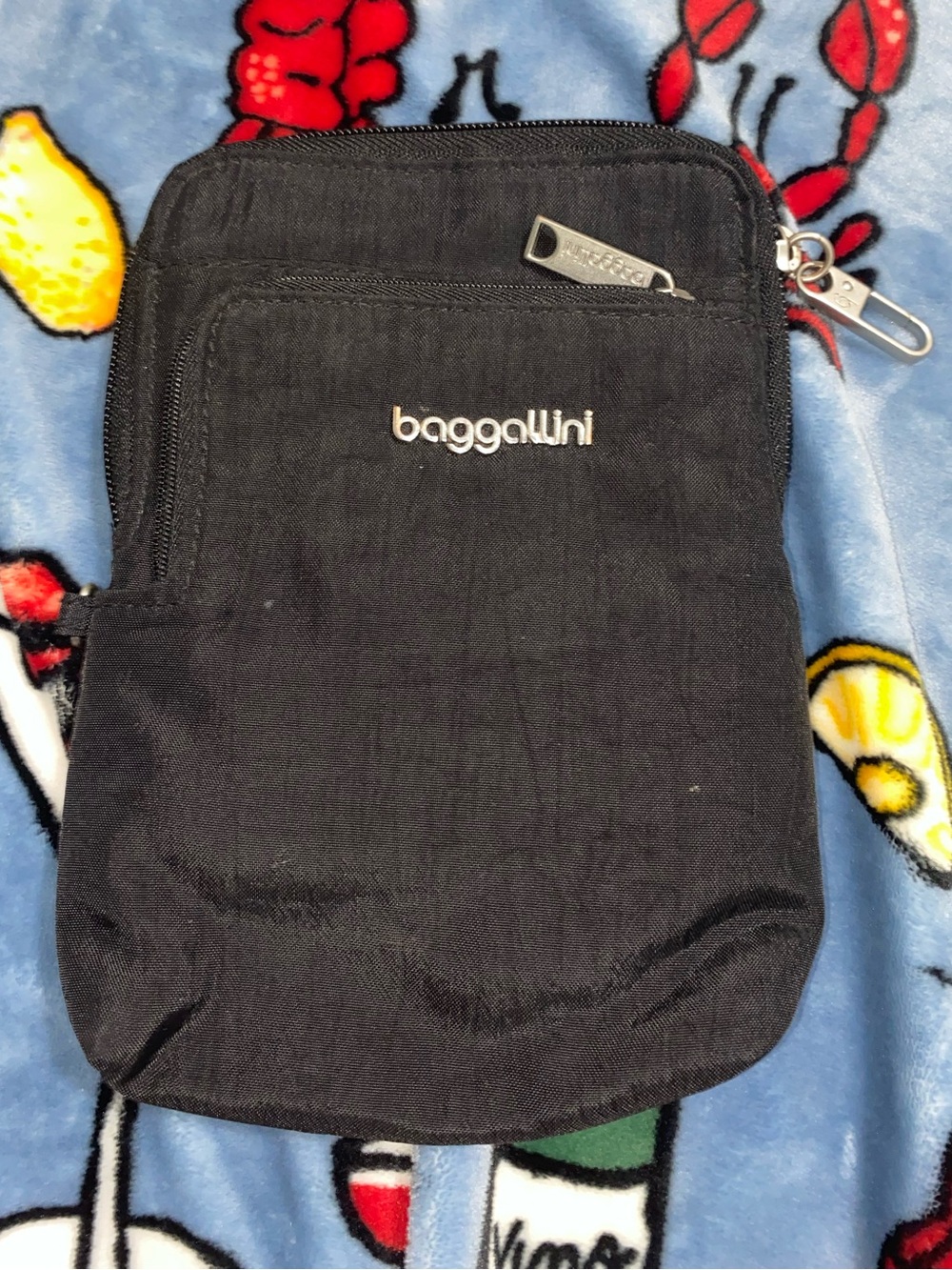 Baggallini Black Small Crossbody Pouch